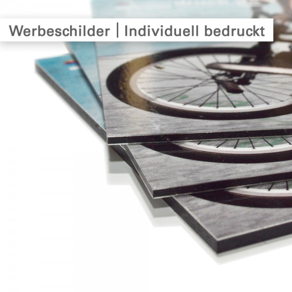 Werbeschilder Individuell Bedruckt Bestellen Bei Salierdruck De - 