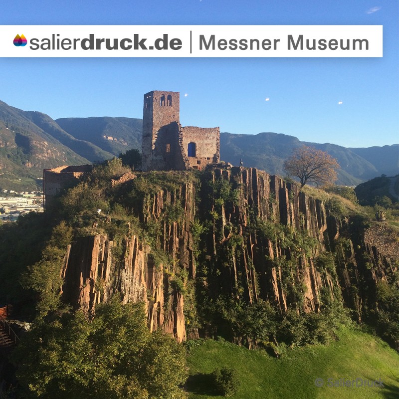 Ein wunderschöner Ausbilck auf das Messner Museum.