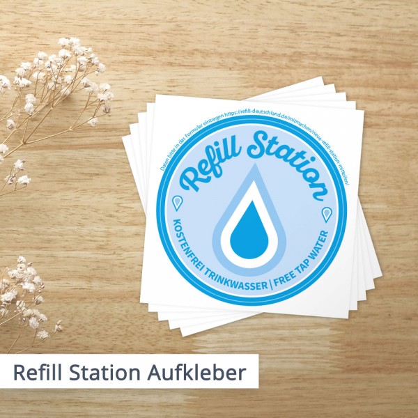 Refill Station Aufkleber | SalierDruck