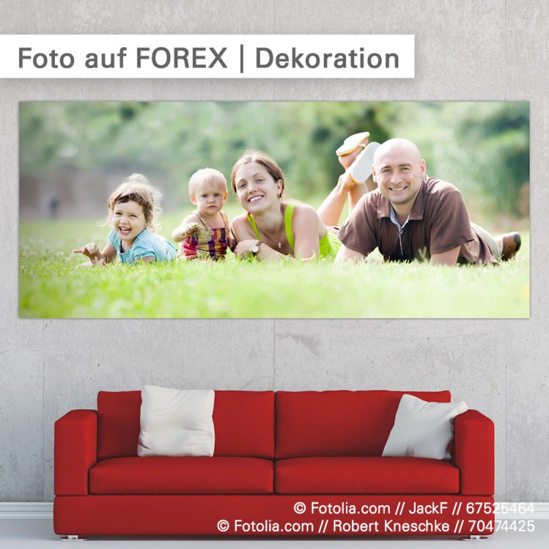 Ihr Foto auf FOREX zur Dekoration - individuell drucken bei SalierDruck.de