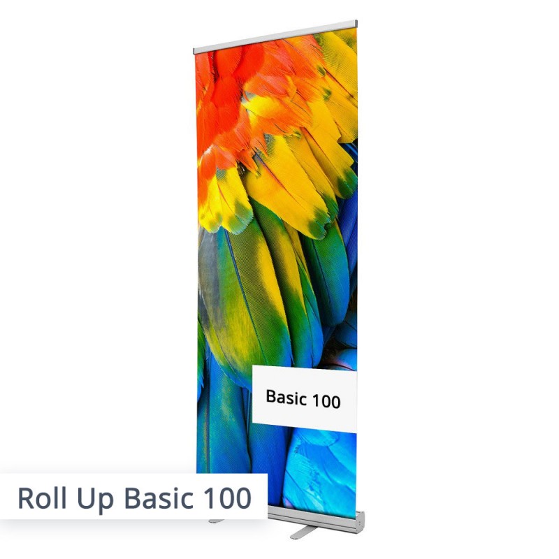 Das Roll Up Banner 100 mit individuellem Aufdruck...