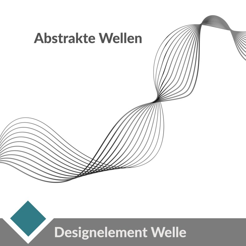Wunderschöne, abstrakte Wellen in Illustrator mit dem Angleich-Tool erstellen...