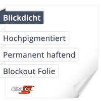Orafol Oracal 1670 Blickdicht | Hochpigmentiert | Permanent haftend | Blockout Folie