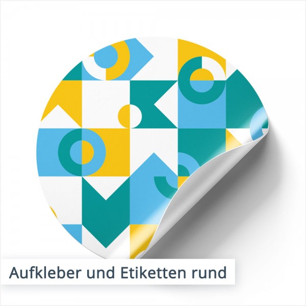 Aufkleber und Etiketten rund – Individueller Eyecatcher