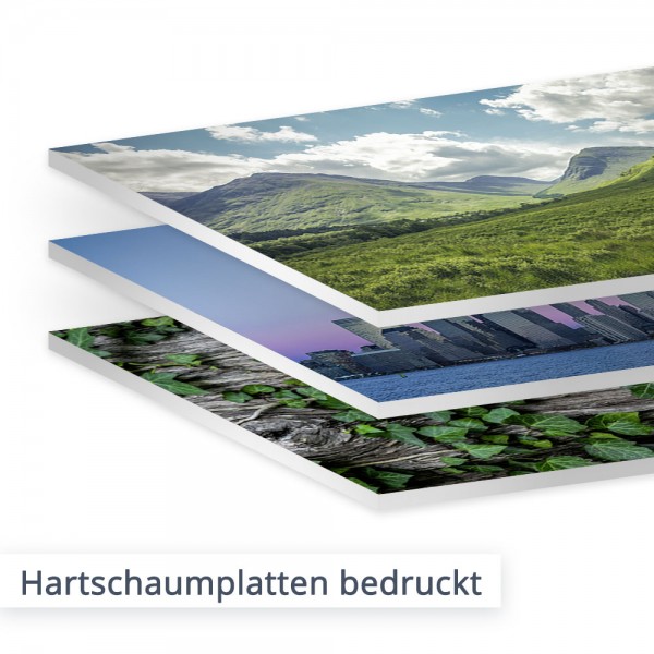 Hartschaumplatten bedrucken lassen, online