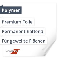 Orafol Orajet 3551 Polymer | Premium Folie | Permanent haftend | Für gewellte Flächen