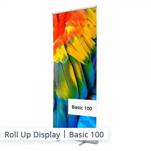 Das 100cm hohe Basic Modell ist ein altbewährter Marketing-Allrounder in der Promotion Werbetechnik. Bringen Sie alle wichtigen Informationen auf ein Banner um den Kunden gleich von Ihrer Dienstleistung oder dem Produkt zu überzeugen.