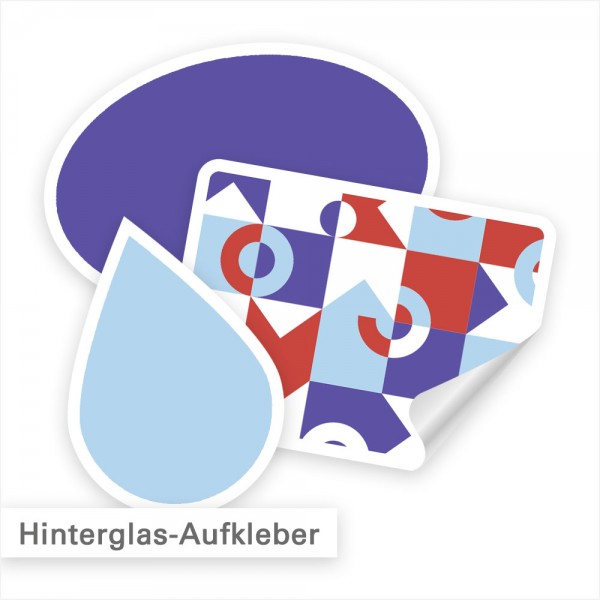 Hinterglasaufkleber individuell mit Ihrem Design | SalierDruck.de