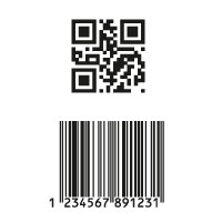 Auf Ihrem Endmotiv können Sie zusätzlich einen QR Code mit hinterlegtem Text oder Link setzen lassen. Ebenso haben Sie die möglichkeit einen EAN Code mit 8 oder 13 Zeichen zu wählen...