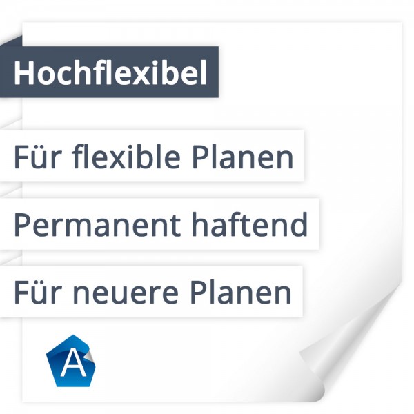 Apa AP/290 Hochflexibel | Für flexible Planen | Permanent haftend | Für neuere Planen