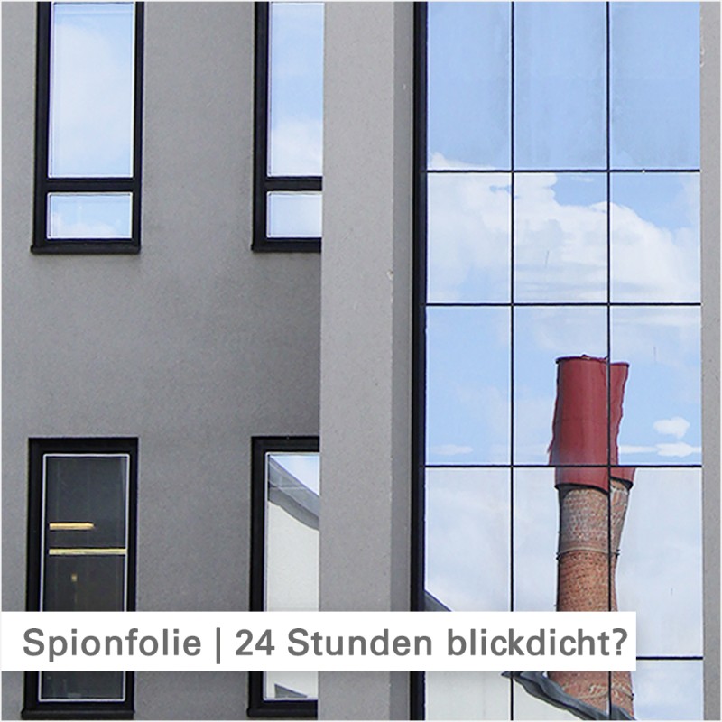 Spionfolie, oder auch Sonnenschutzfolie genannt, reflektiert am Tag die vor dem Fenster befindlichen Dinge. Doch, kann Sie auch Nachts einen Einblick verhindern?