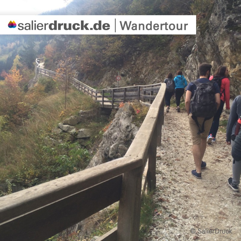 Die Wandertour zum Wasserfall Partschins.