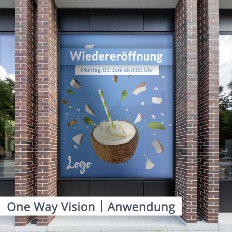 One Way Vision – Oberfläche – SalierDruck.de