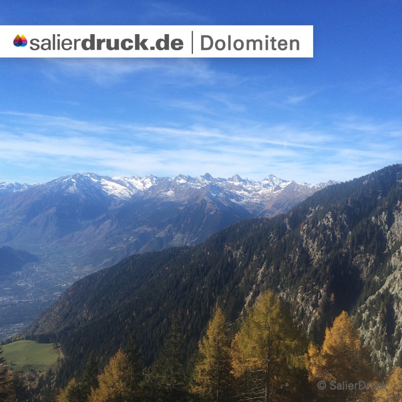 Ein weiterer unvergesslicher Ausblick auf die Dolomiten.