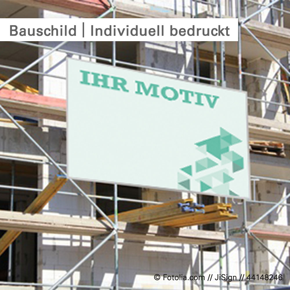Bauschilder Bautafeln Individuell Bedruckt Salierdruck De