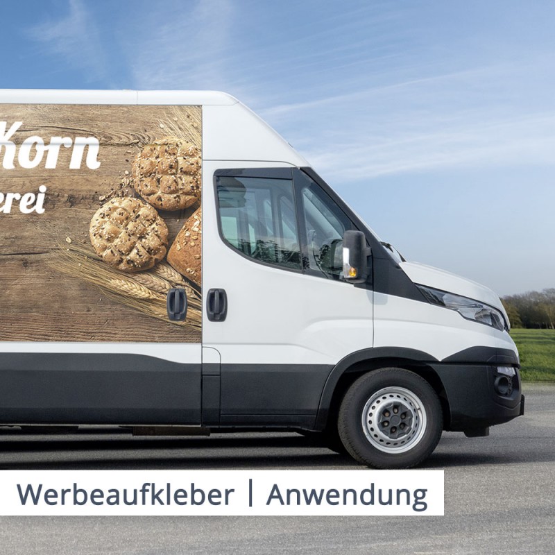 Machen Sie Ihre Werbung mobil. Als Bäcker können Sie zum Beispiel dem Kunden unterwegs schon Hunger machen.