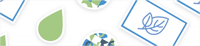 Die individuell gestalteten umweltfreundlichen Sticker sind schadstoffarm und leicht recyclebar. 