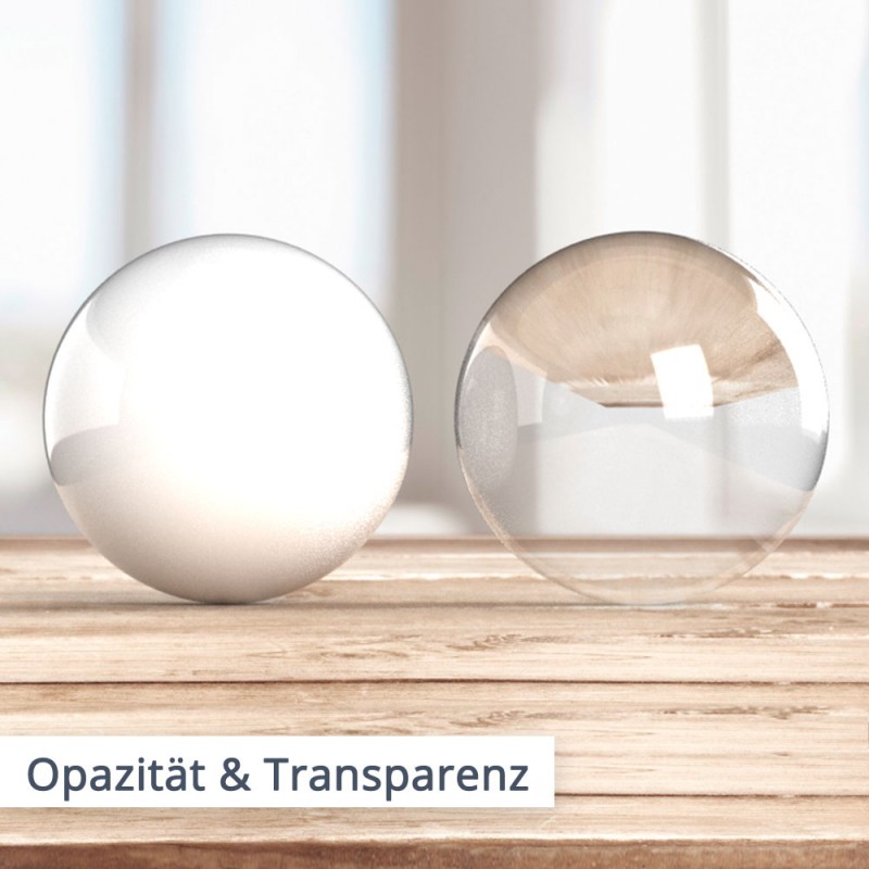 Der Unterschied zwischen Opazität und Transparenz