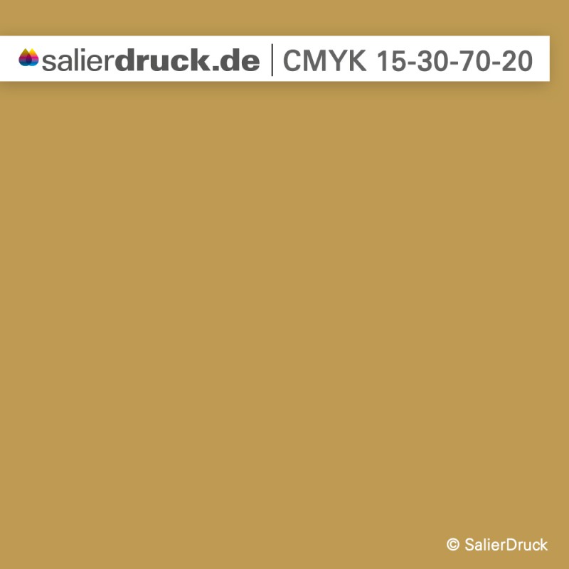 Gold dunkler Ton | SalierDruck