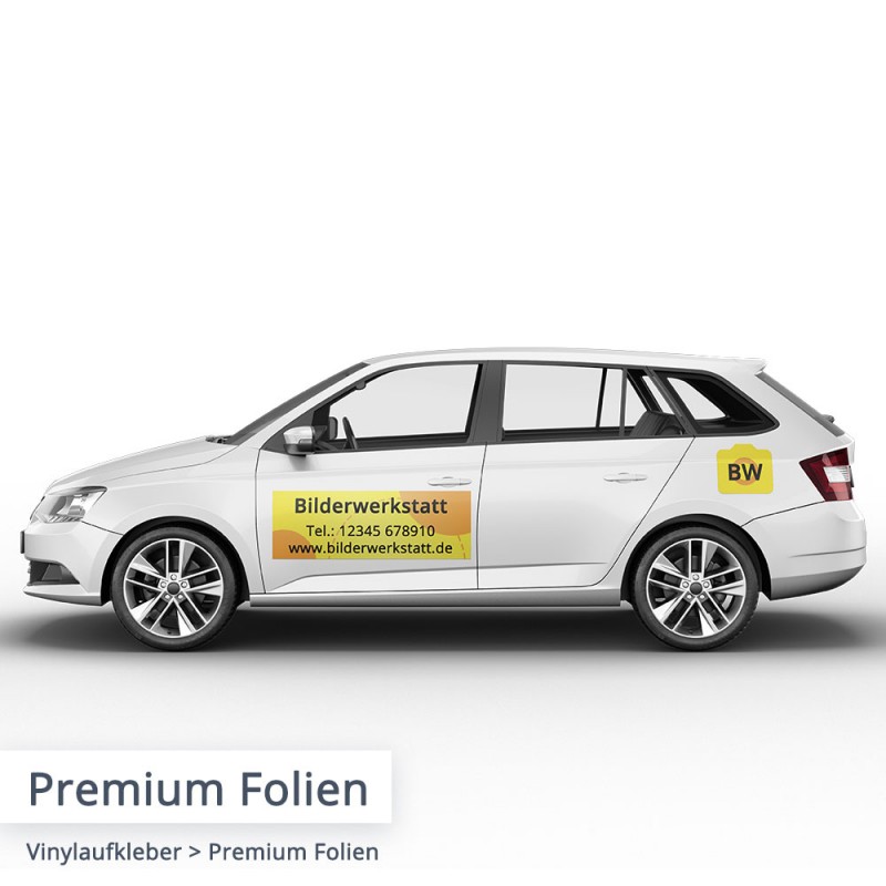 Individuelle Automotive-Etiketten für den Innenraum