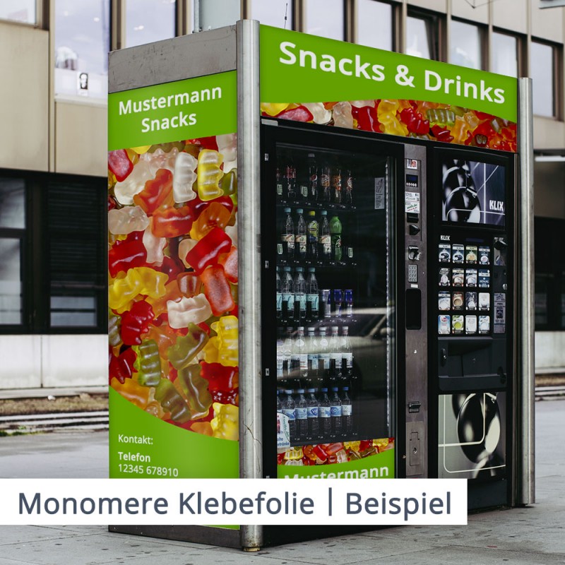 Monomere Klebefolie – Im Druck – SalierDruck.de