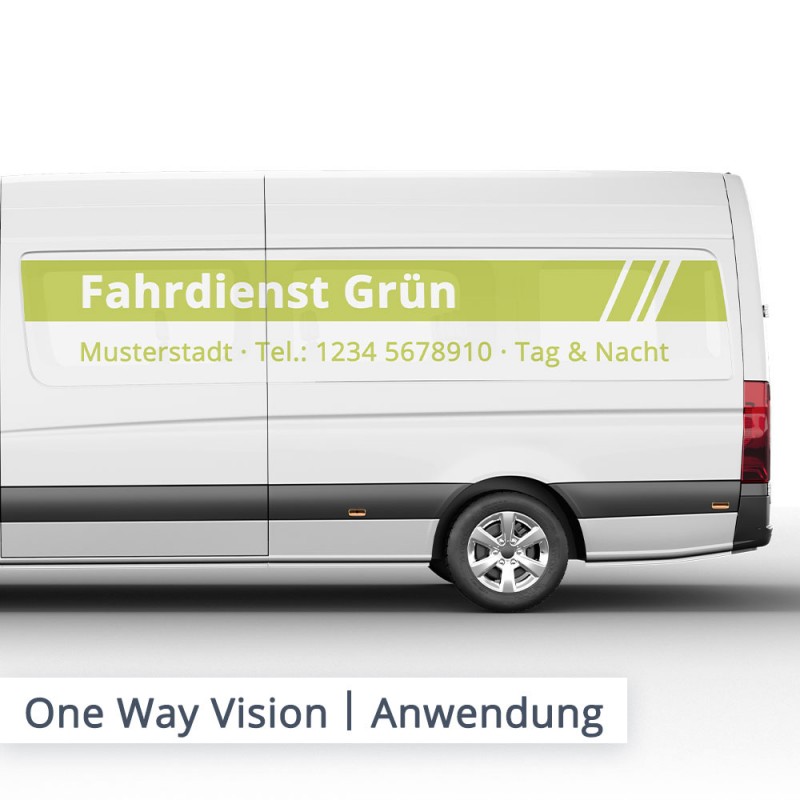 One Way Vision – Verklebung – SalierDruck.de