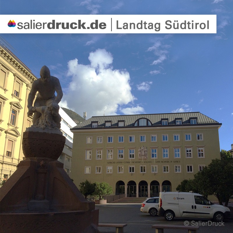 Der Landtag in Südtirol.