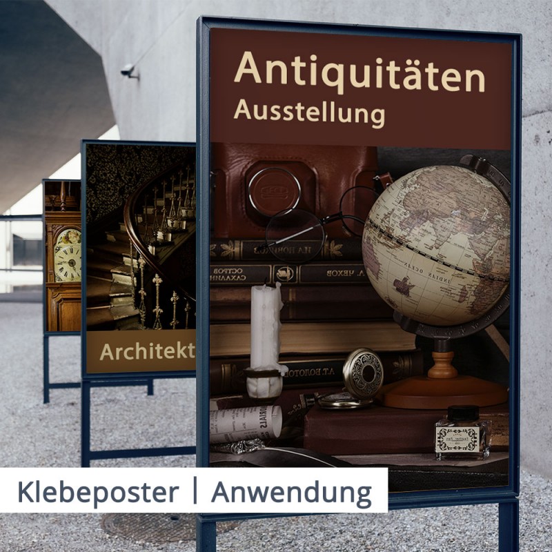 Klebeposter – permanent oder ablösbar haftend | SalierDruck.de