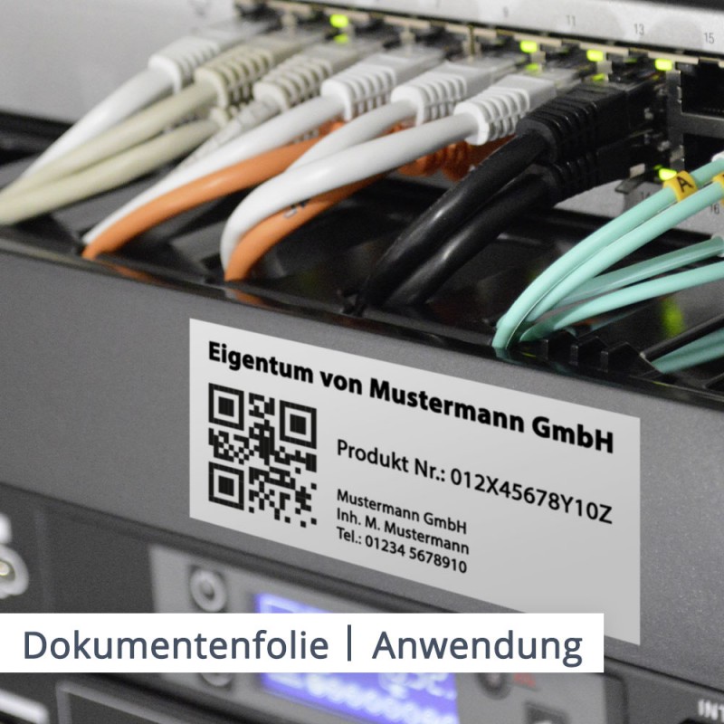 Dokumentenfolie – als Siegeletiketten oder Aufkleber...