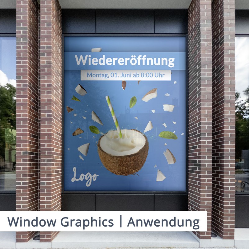 3676 Window Graphics Lochfolie – Folienoberfläche – SalierDruck.de