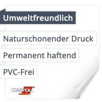 Orafol Orajet 3174 Umweltfreundlich | PVC-Frei | Permanent haftend | Naturschonender Druck