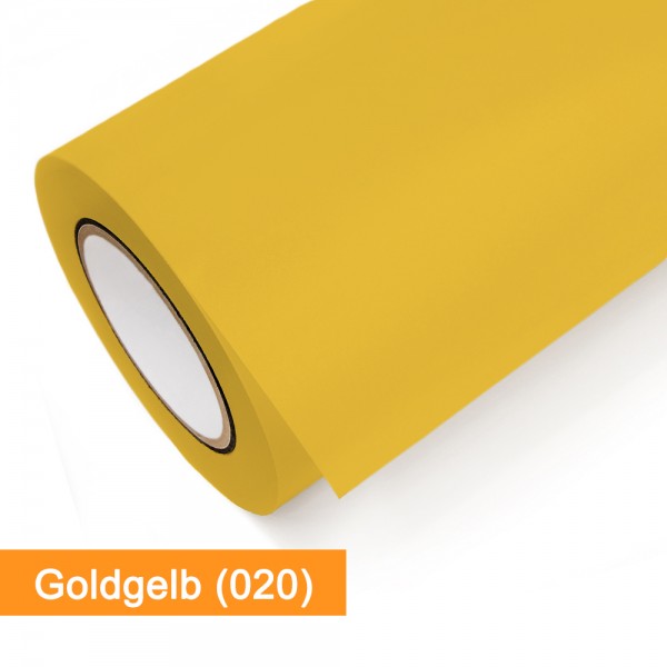 Plotterfolie Oracal - 651-020 Goldgelb - günstig bei SalierShop.de