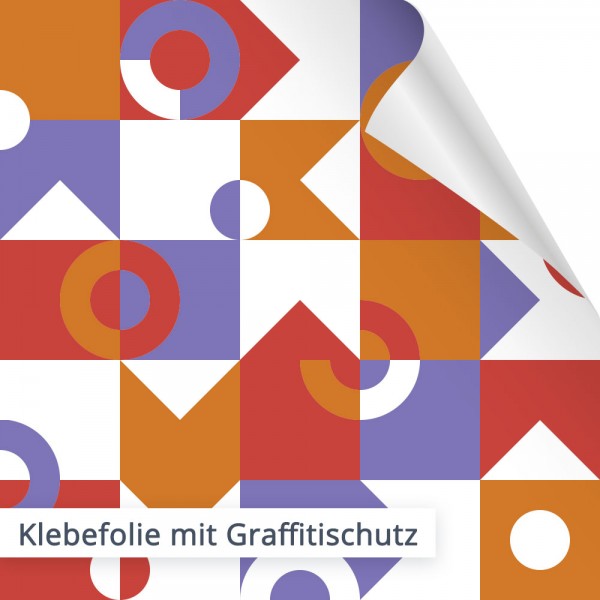 Klebefolie mit Graffitischutz