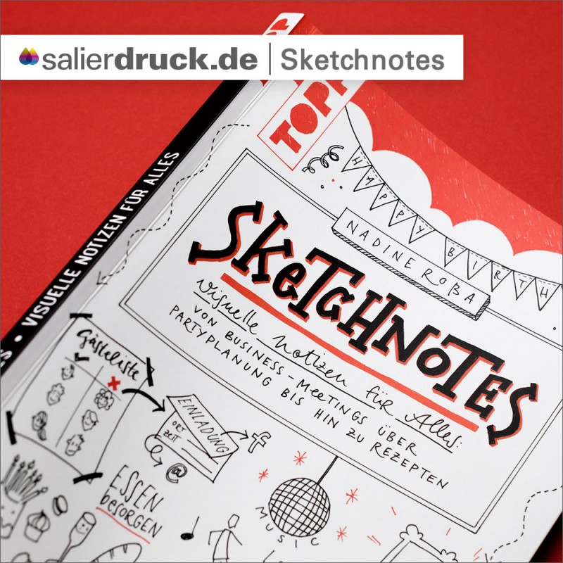 „Sketchnotes“ das Buch Inhaltsverzeichnis – SalierDruck