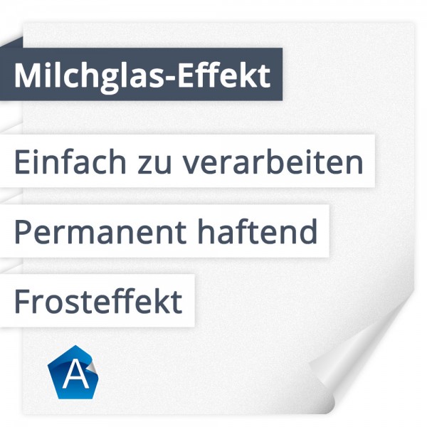 Apa ST 771 EX Milchglasfolie | Einfach zu verarbeiten | Permanent haftend | Frosteffekt