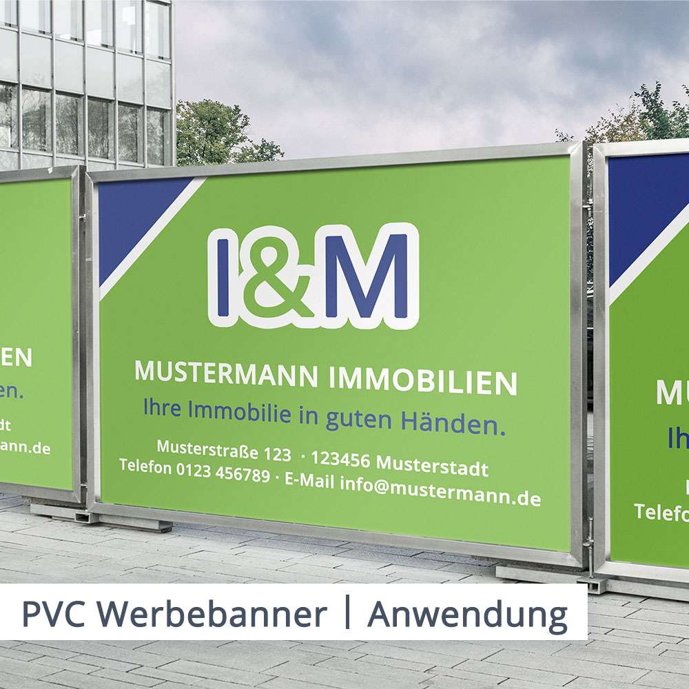 PVCWerbebanner für günstige Innen und Außenwerbung bei SalierDruck