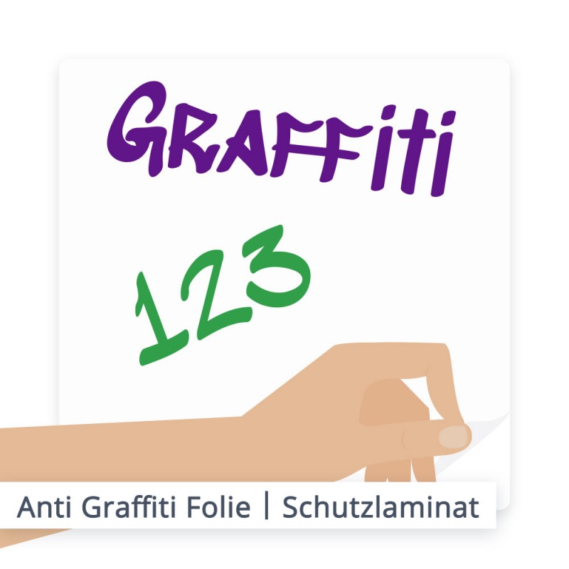 Anti Graffiti Aufkleber – Graffitischutz – SalierDruck.de