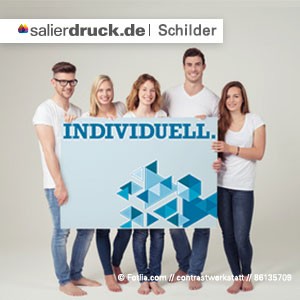 Schilder können für viele individuelle Anwendungen nutzen bringen. Wir helfen Ihnen dabei gerne.