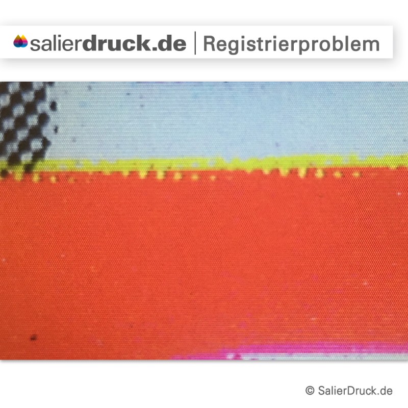 Registrierprobleme im Offsetdruck