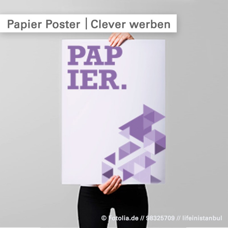 Papierposter können an unterschiedlichen Orten angebracht werden. Mit unseren verschiedenen Befestigungsoptionen für Poster muss es auch nicht zwingend gehalten werden...