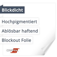 Orafol Oracal 1660 Blickdicht | Hochpigmentiert | Ablösbar haftend | Blockout Folie