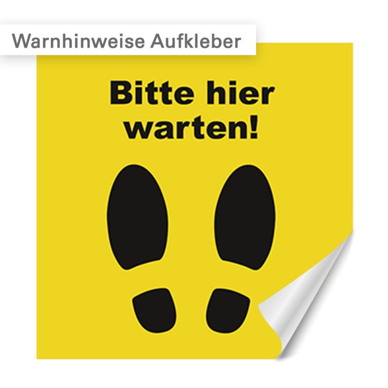 Warnhinweise auf Klebefolie oder als Aufkleber | SalierDruck