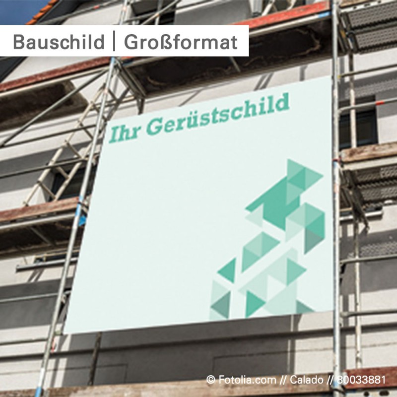 Bauschilder | Bautafeln individuell bedruckt - SalierDruck.de